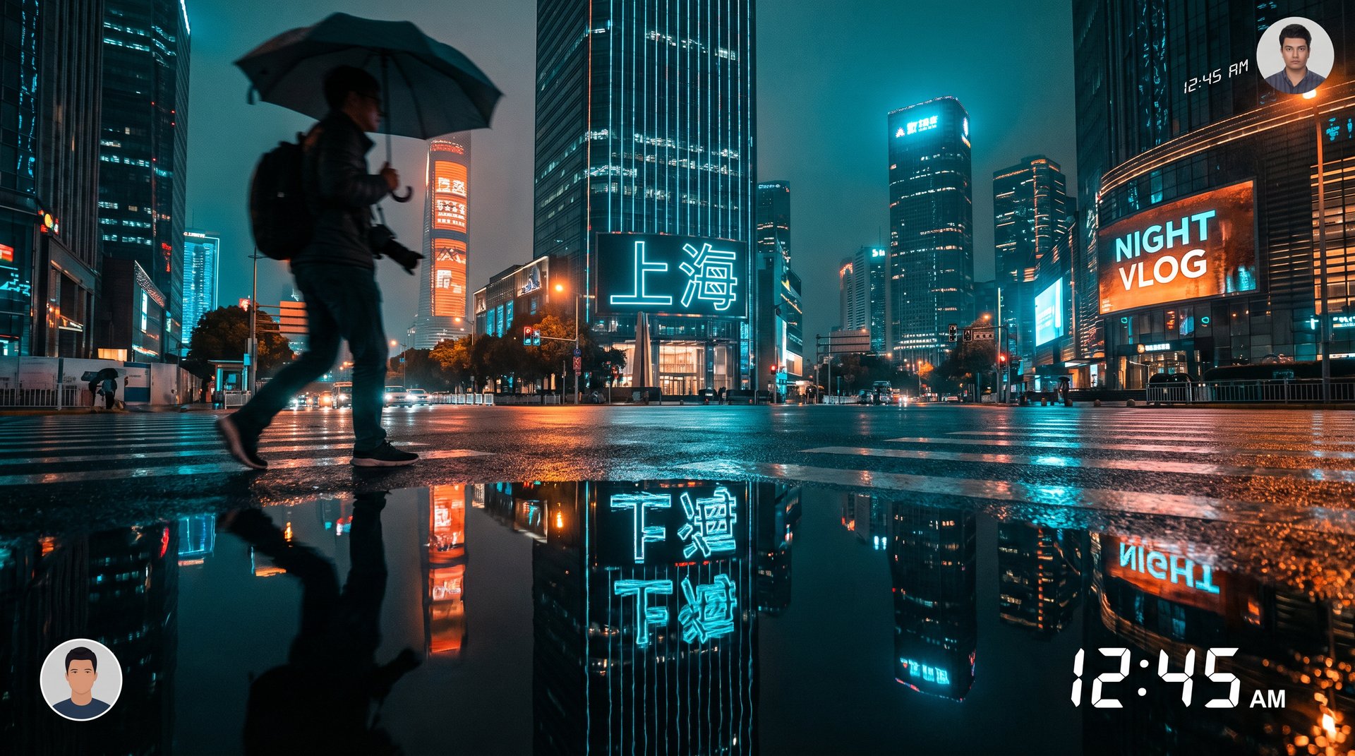 糖心vlog城市夜景视频